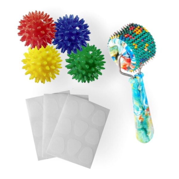 Zestaw Must Have I - przeciwzmarszczkowe plastry, roller, jeżyki