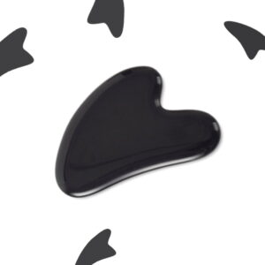Gua sha obsydian