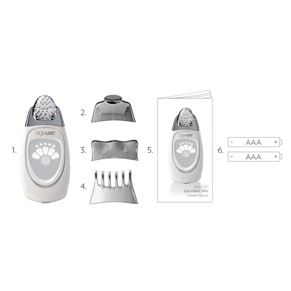 zestaw masażer do twarzy i ciała